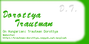 dorottya trautman business card